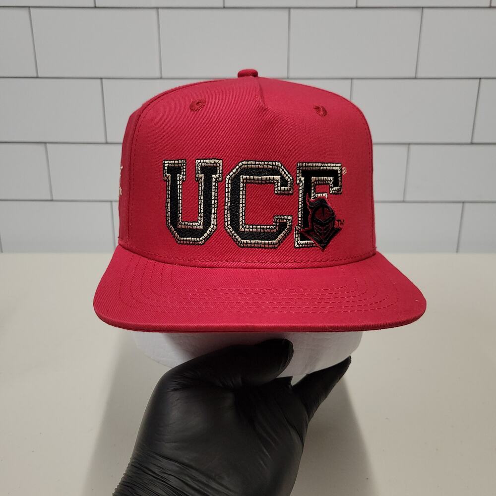 Mitchell & Ness UCF Knights Travis Scott Jack Cactus Hat Snapback Red OSFA